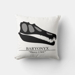 Cojín Decorativo Baryonyx Skull