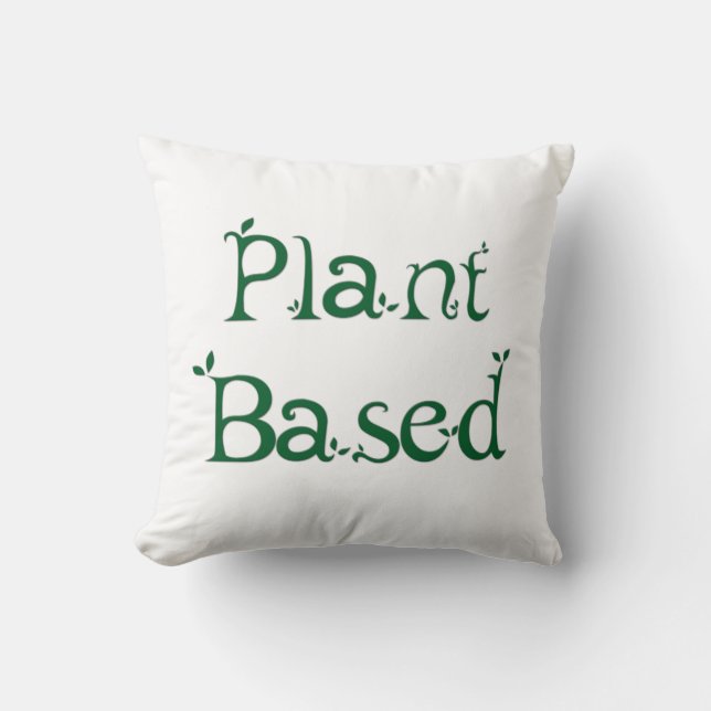 Cojín Decorativo Basado en Plantas (Anverso)