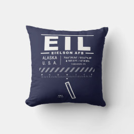 Cojín Decorativo Base Aérea Eielson AFB EIL