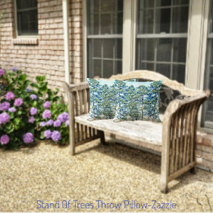 Cojín Decorativo Base De Árboles