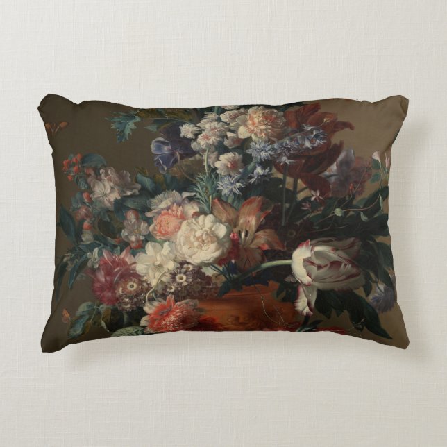 Cojín Decorativo Base de flores - Jan van Huysum (Anverso)