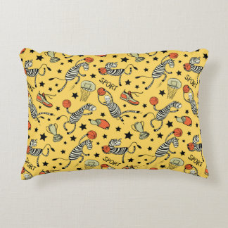 Cojín Decorativo Basketball game seamless pattern with doodle cute 