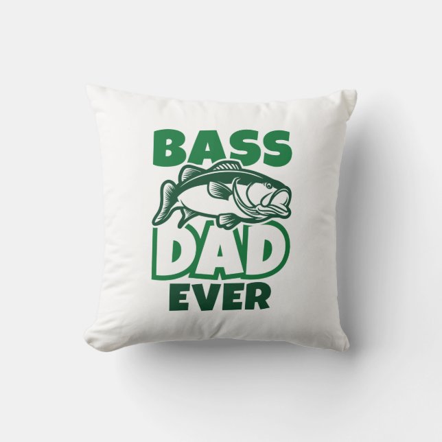 Cojín Decorativo Bass Dad (Anverso)