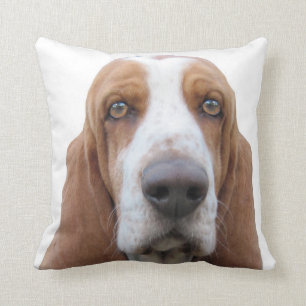 Cojín Decorativo Basset Hound a gritar alrededor