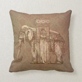 Cojín Decorativo Bastille del elefante del vintage