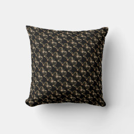 Cojín Decorativo Bat Chinese Symbol Throw Pillow