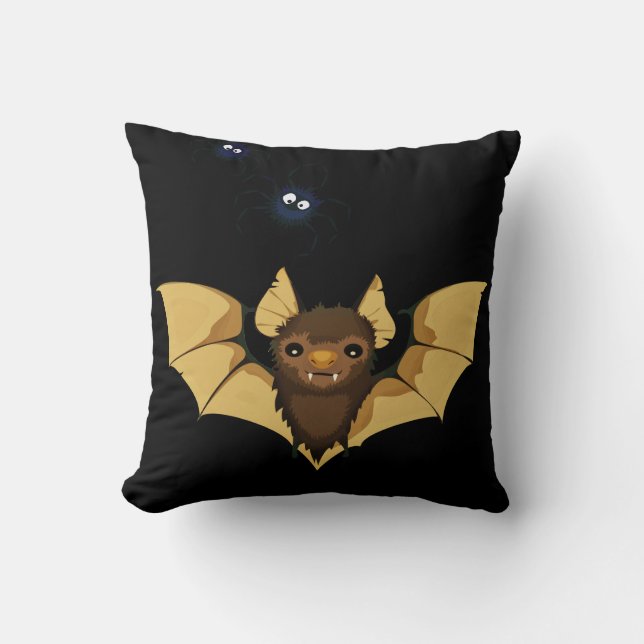Cojín decorativo Bat de Halloween (Anverso)