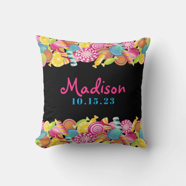 Cojín Decorativo Bat Mitzvah Decor Pillow (Anverso)