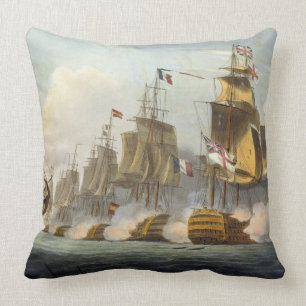 Cojín Decorativo Batalla de Trafalgar, el 21 de octubre de 1805,