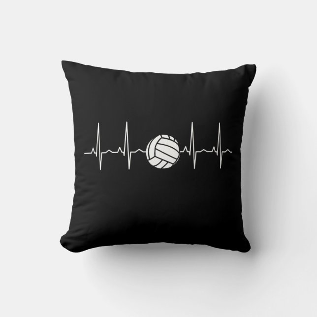 Cojín Decorativo Batalla de voleibol (Anverso)