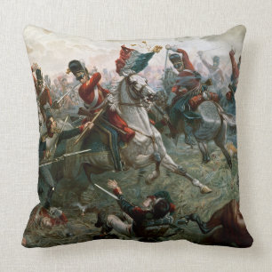 Cojín Decorativo Batalla de Waterloo, el 18 de junio de 1815, 1898