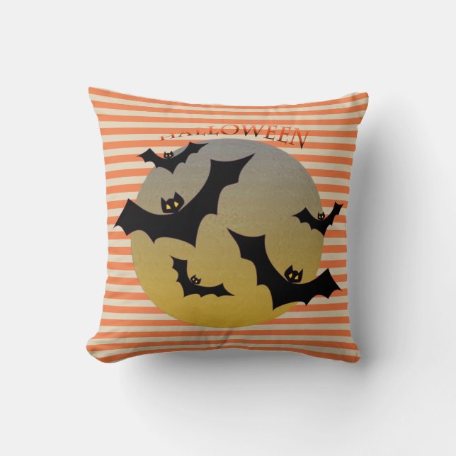 Cojín Decorativo Bates de Halloween (Anverso)