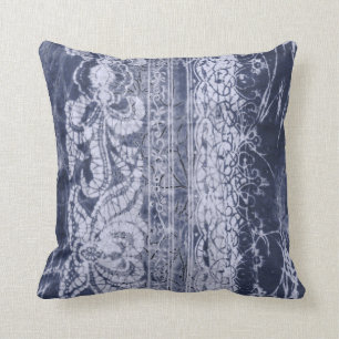 Cojín Decorativo Batik, añil