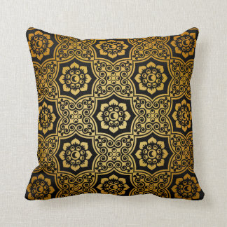 Cojín Decorativo Batik indio - oro
