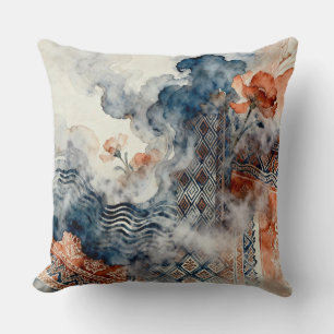Cojín Decorativo Batik Indonesio Etéreo