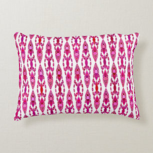 Cojín Decorativo Batik tribal - Borquín y rosa fucsia
