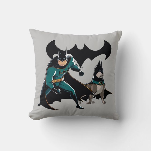 Cojín Decorativo Batman & Ace (Anverso)