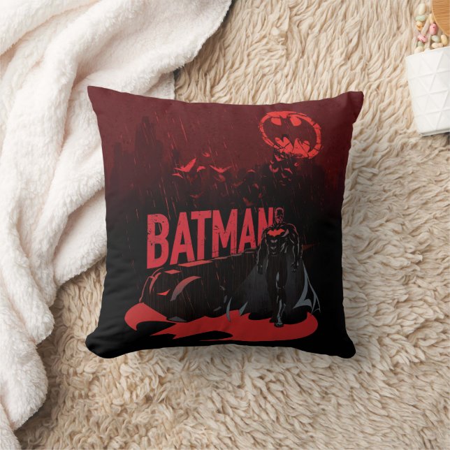 Cojín Decorativo Batman Lluvia Carmesí (Manta)