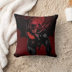 Cojín Decorativo Batman Salto Carmesí