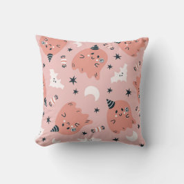 Cojín Decorativo Bats y dulces de Halloween