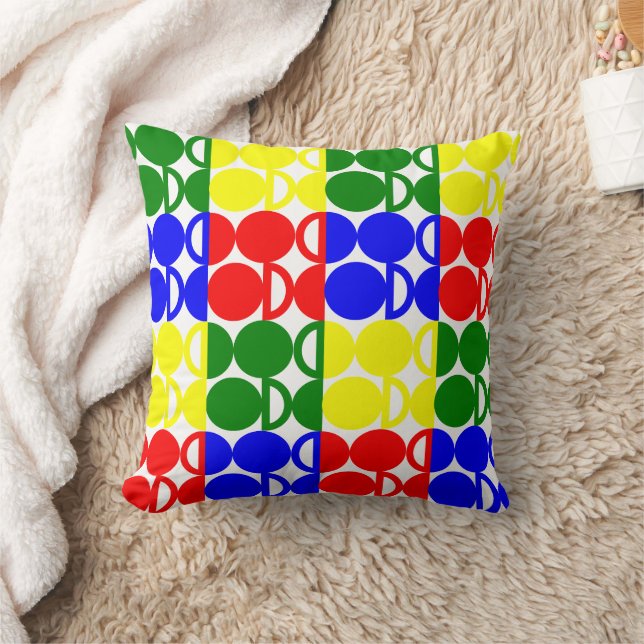 Cojín Decorativo Bauhaus Circles (Manta)