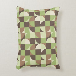 Cojín Decorativo Bauhaus Mid Century Moderno Leaf and Tree Retro