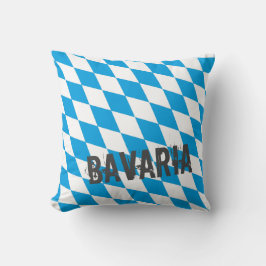 Cojín Decorativo Bavaria Alemania Bandera del Diamante Diseño