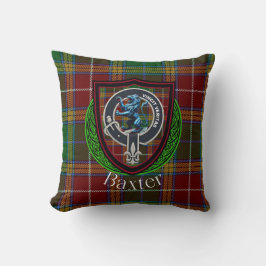 Cojín Decorativo Baxter Scottish Clan Tartan & Crest
