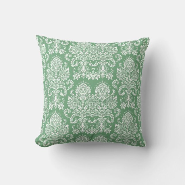 Cojín Decorativo Bay Leaf Victorian Damask (Anverso)