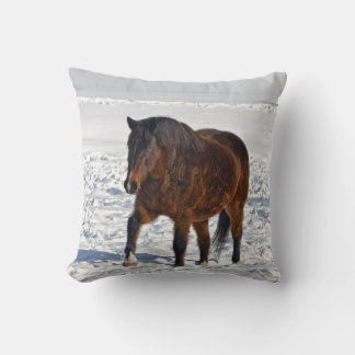 Cojín Decorativo Bay Winter Mare y Snowy Field