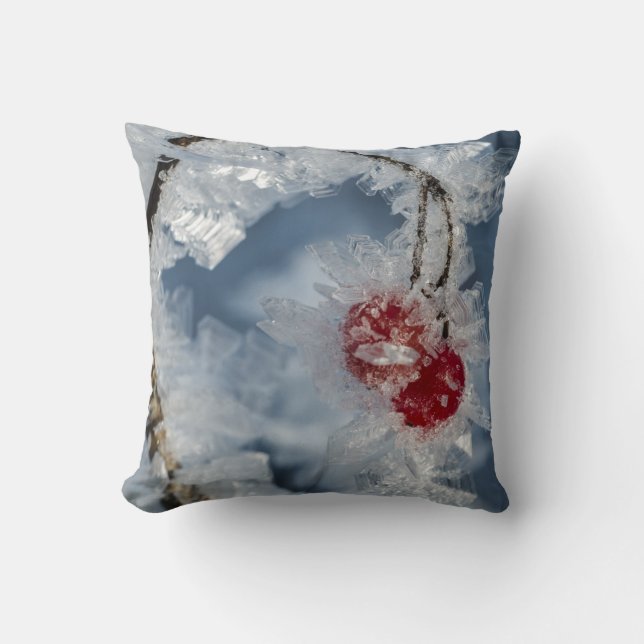 Cojín Decorativo Bayas del hielo (Anverso)