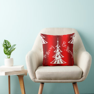 Cojín Decorativo Be Merry Red Navidades