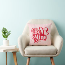 Be Mine Personalized Romantic Retro Pink