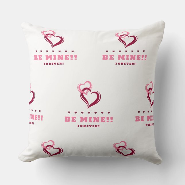 Cojín Decorativo Be Mine Throw Pillow (Anverso)