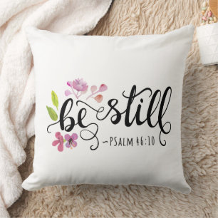 Cojín Decorativo Be Still - Salm 46:10