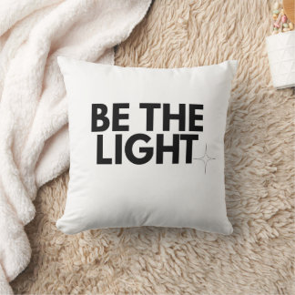 Cojín Decorativo Be the Light - Matthew 5:14 Christian Aesthetic Sh