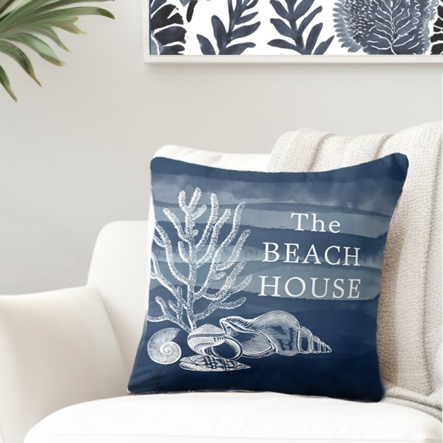 Cojín decorativo Beach House (Elevate Your Décor: Discover our Gorgeous Beach House Throw Pillows by Totally Coast)