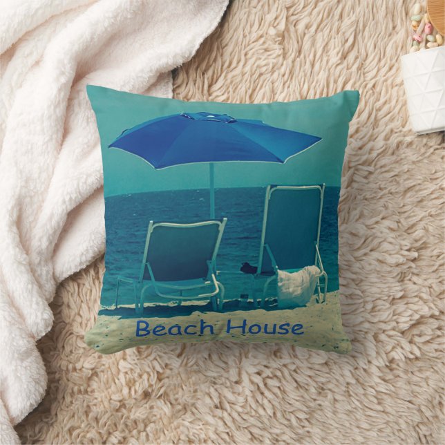 Cojín Decorativo Beach House Summer Blue Sea 4Marvin (Manta)