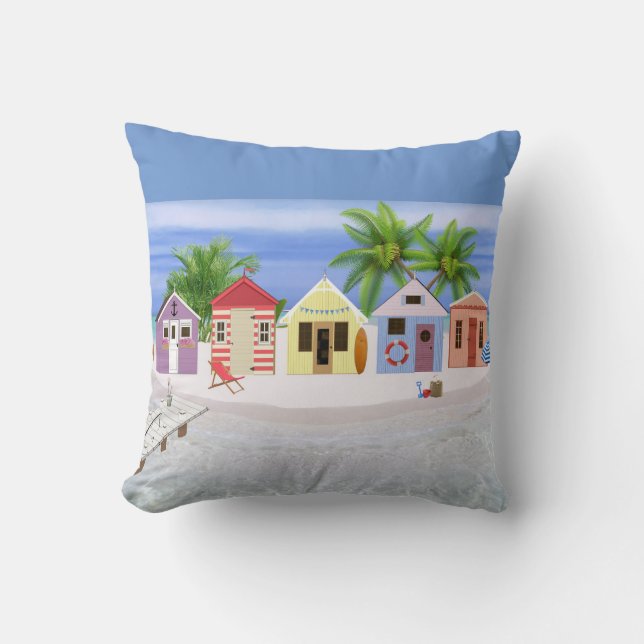 Cojín Decorativo Beach Hut (Anverso)