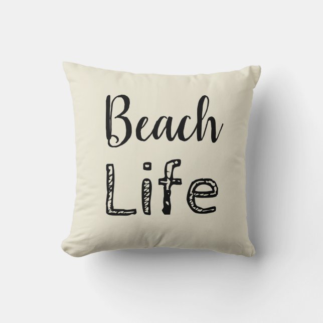 Cojín decorativo Beach Life Ocean Lover (Anverso)