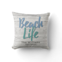 Cojín decorativo Beach Life Wood Dock