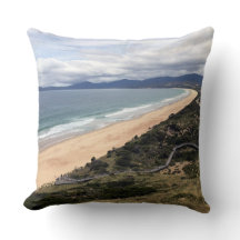Beach lookout throw pillow