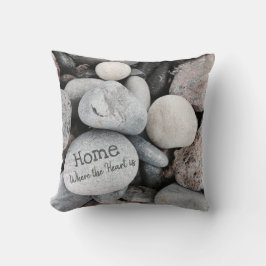 Cojín Decorativo Beach Pebbles Foto Naturaleza Buenos días