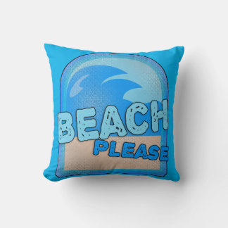 Cojín Decorativo Beach Please Diun Summer Fun Wun Logo