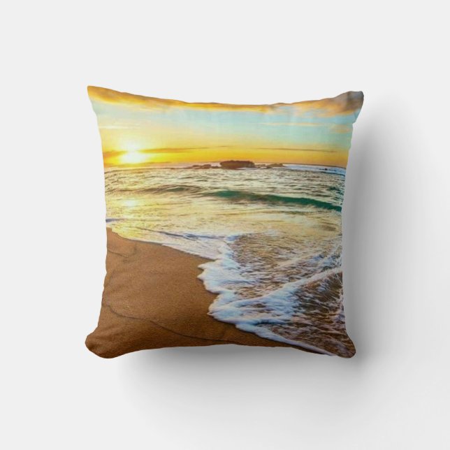 Cojín Decorativo Beach Sunset (Anverso)