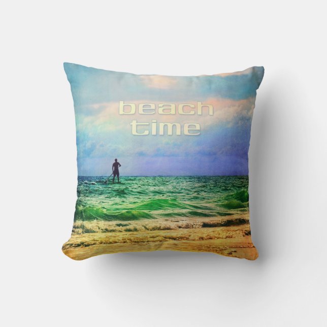 Cojín decorativo Beach Time (Anverso)
