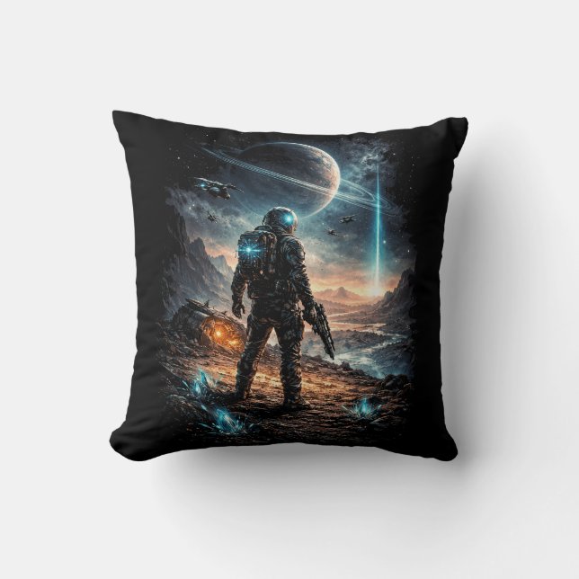 Cojín Decorativo Beacon on the Distant World (Anverso)