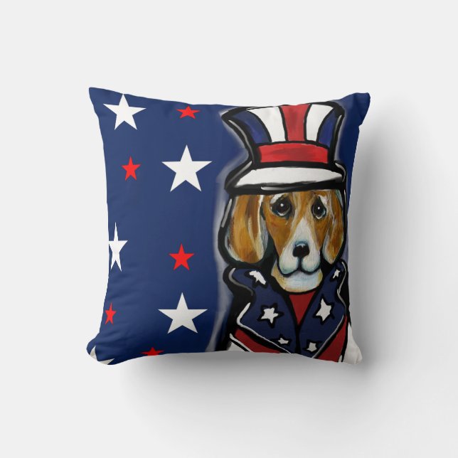 COJÍN DECORATIVO BEAGLE (Anverso)