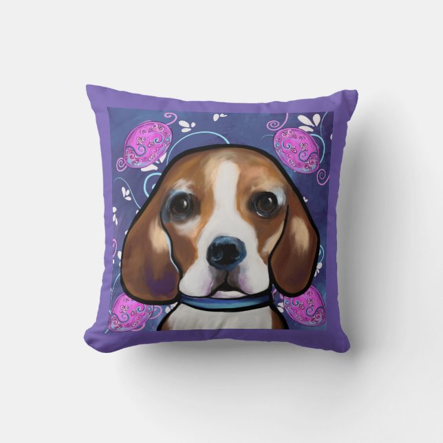 Cojín Decorativo Beagle (Anverso)