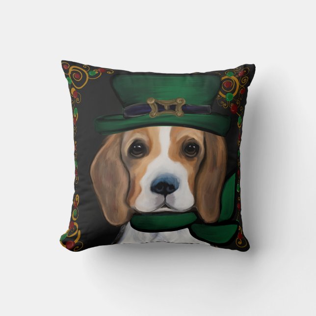 Cojín Decorativo Beagle (Anverso)